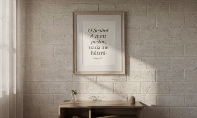 Versículo do dia: Salmos 23:1 — “O Senhor é meu pastor, nada me faltará…”