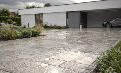 Substitua o cimento pelo piso drenante da Holanda e livre seu quintal de poças escorregadias para sempre