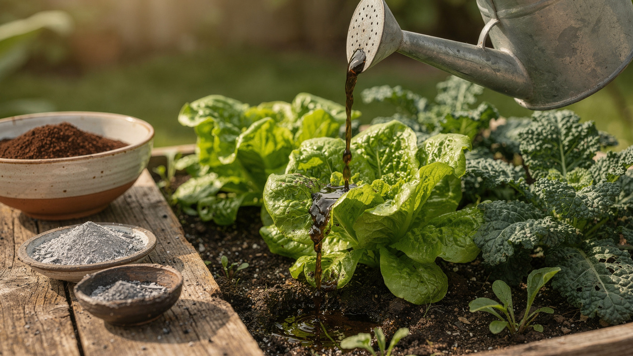 Adubo caseiro para plantas folhosas que usa apenas 2 ingredientes naturais e pode melhorar o desenvolvimento das folhas
