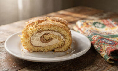 Depois que você provar esse rocambole de doce de leite macio, vai querer repetir no café