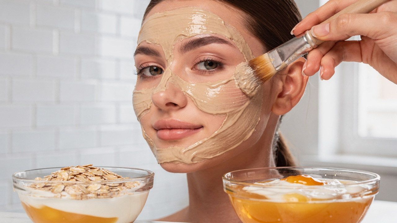 A melhor máscara natural para luminosidade do rosto que você pode fazer com itens da cozinha