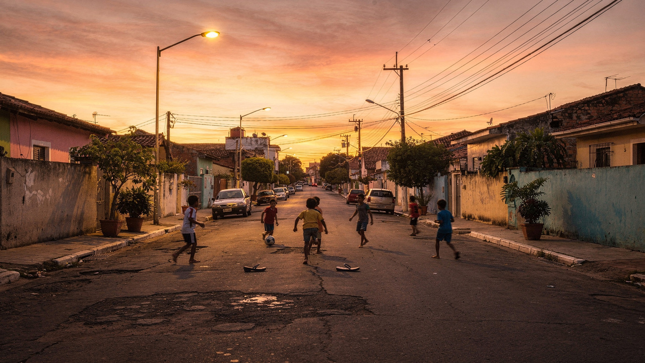 Quando brincar na rua até escurecer era parte da infância