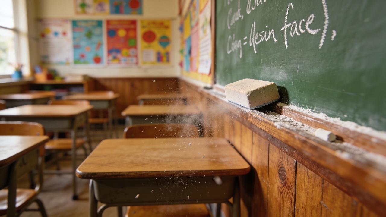 Detalhes da sala de aula antiga que ainda despertam saudade em quem estudou naquela época