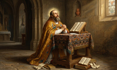 Santo Agostinho, teólogo e filósofo cristão: “Quem aprende a ficar em silêncio diante de Deus começa a entender a própria alma.”