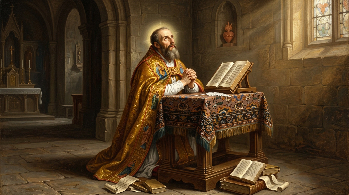 Santo Agostinho, teólogo e filósofo cristão: “Quem aprende a ficar em silêncio diante de Deus começa a entender a própria alma.”