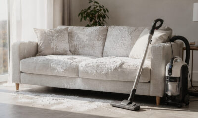 4 maneiras fáceis de remover manchas e realizar a limpeza do seu sofá