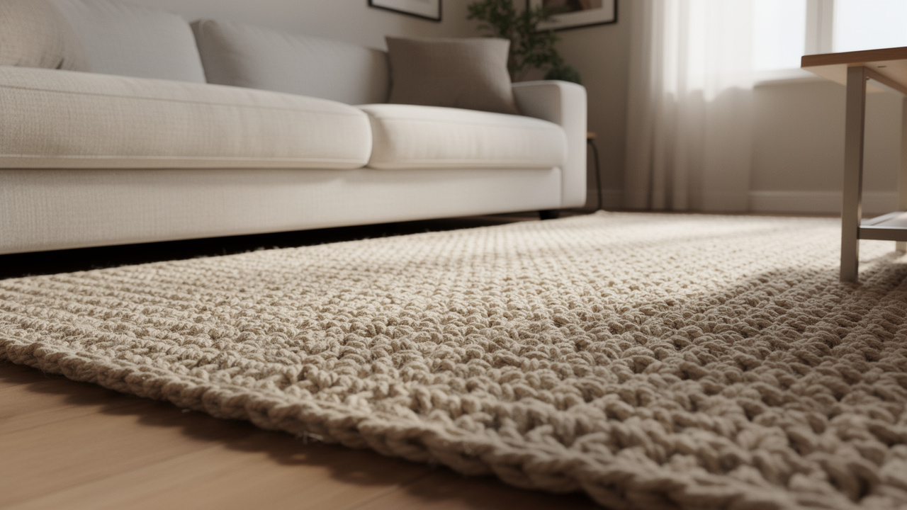 O charme dos tapetes de crochê para deixar sua casa muito mais aconchegante e cheia de vida