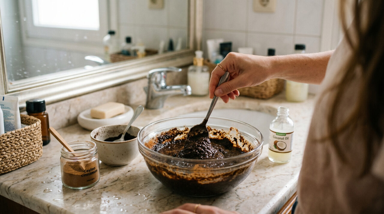 Lavar o cabelo com café e canela: para que serve, funciona mesmo e quando vale a pena experimentar