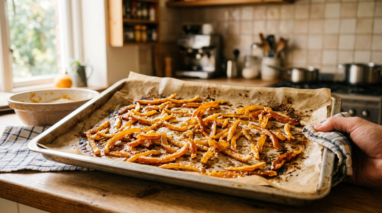 Assar casca de laranja no forno com açúcar: por que essa receita simples chama atenção de quem gosta de doces