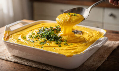 Esse pirão de peixe rende 10 porções usando farinha de mandioca sem formar grumos