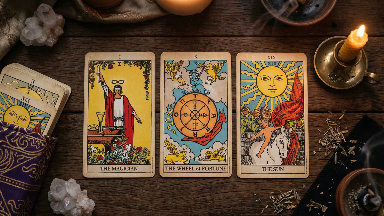 As 3 cartas do tarot que indicam caminhos se abrindo e uma fase mais promissora pela frente