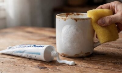 A pasta de dentes comum limpou o que nenhum detergente conseguiu na cozinha