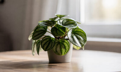 Como cuidar da peperômia melancia para manter as folhas bonitas e bem marcadas