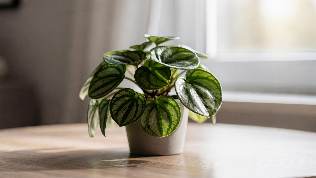 Como cuidar da peperômia melancia para manter as folhas bonitas e bem marcadas