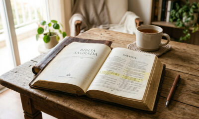 Salmos 34:4: “Quando busquei ao Senhor, o medo perdeu força dentro de mim”