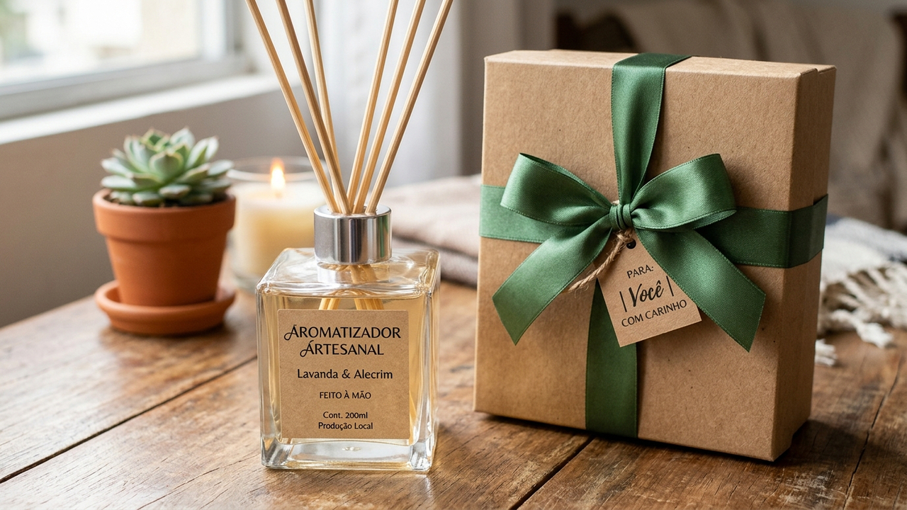 Aprenda a criar aromatizadores artesanais com frascos lindos para kits de autocuidado