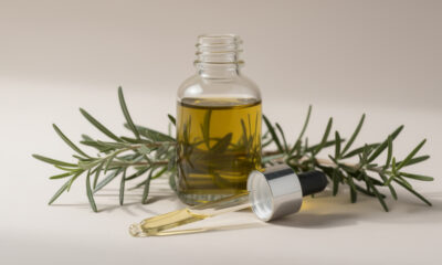 3 maneiras de usar óleo de alecrim para queda de cabelo