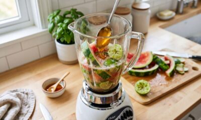 Bater casca de melancia com mel e limão no liquidificador: para que serve e quando fazer