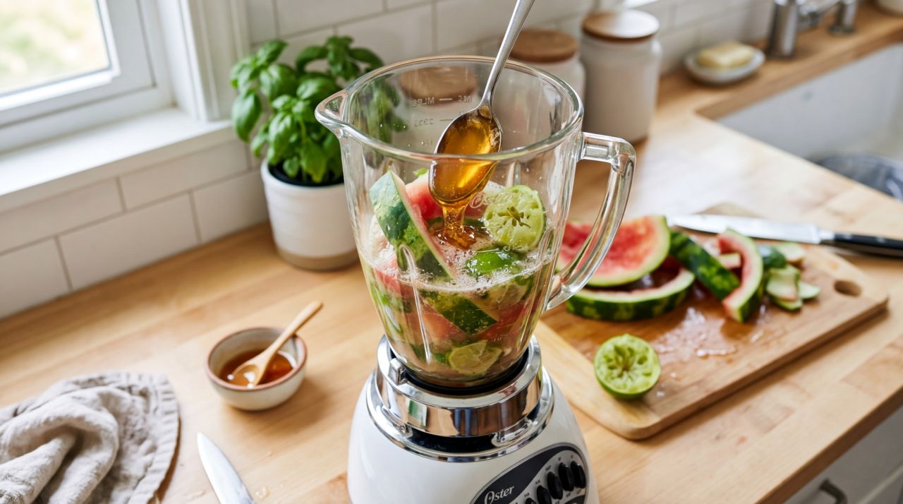 Bater casca de melancia com mel e limão no liquidificador: para que serve e quando fazer