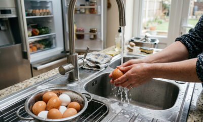 Lavar ovos antes de guardar parece certo, mas esse hábito pode atrapalhar mais do que ajudar na cozinha