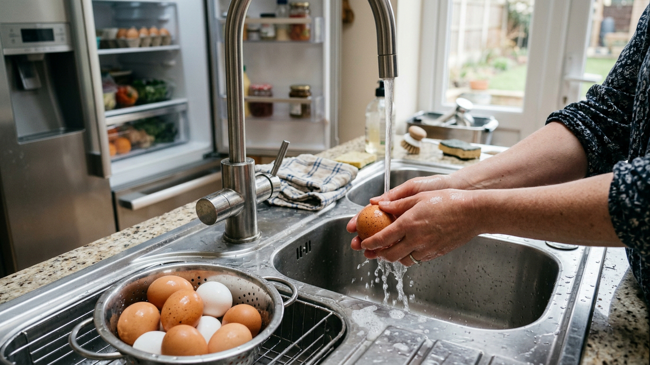 Lavar ovos antes de guardar parece certo, mas esse hábito pode atrapalhar mais do que ajudar na cozinha
