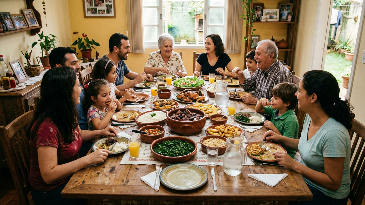 Reuniões em família que hoje fazem falta e deixavam a casa cheia de vida e barulho bom