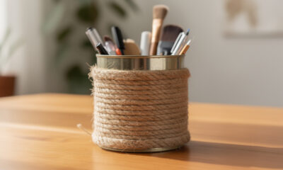 Passo a passo para criar organizadores incríveis usando apenas latas que iriam para o lixo