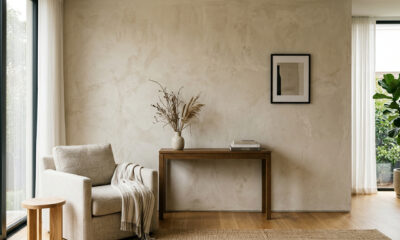 Nas casas modernas, as paredes já não são pintadas: a nova tendência é um retorno ao passado