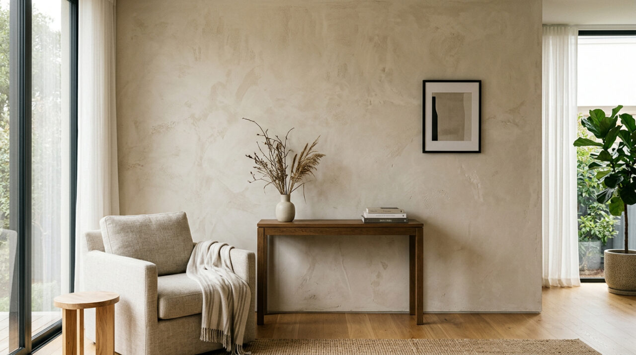 Nas casas modernas, as paredes já não são pintadas: a nova tendência é um retorno ao passado