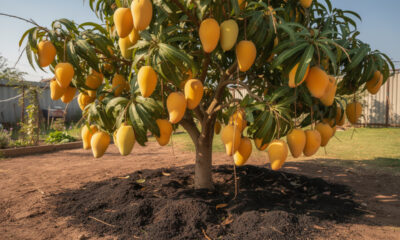 Seu pé de manga pode produzir mais do que o normal se você fizer isso na terra