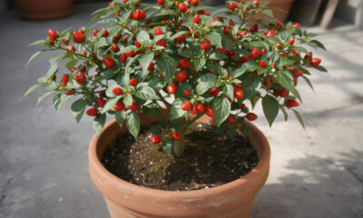 Seu pé de pimenta pode produzir mais quando você começa a colocar isso direto na terra