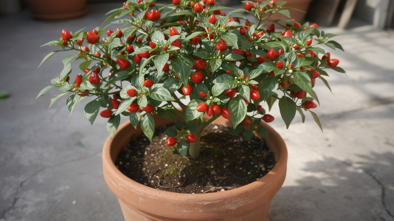 Seu pé de pimenta pode produzir mais quando você começa a colocar isso direto na terra