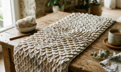 Renove seu artesanato com texturas de crochê modernos e inspirações inéditas para 2026