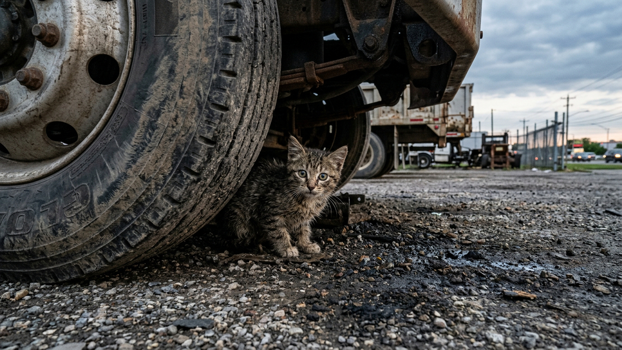 Gatinho filhote surpreende motorista e criam amizade inesperada