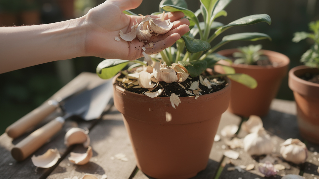 Cascas de alho podem virar um reforço natural para o jardim e muita gente ainda desperdiça