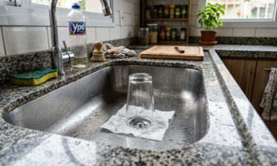 Colocar um copo e um pedaço de papel na pia ao sair de casa: para que serve e por que recomendam