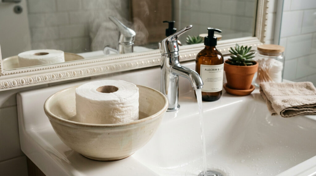 Truque com papel higiênico ajuda a diminuir mofo e odores no banheiro