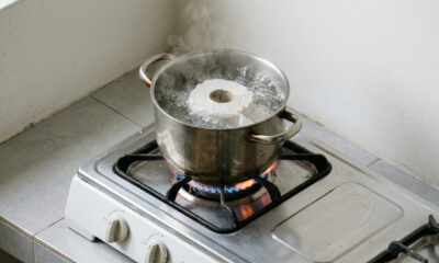 Colocar um rolo de papel higiênico na água fervente: para que serve e por que recomendam