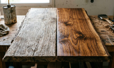 O método antigo que devolve cor e aparência à madeira sem precisar trocar nada