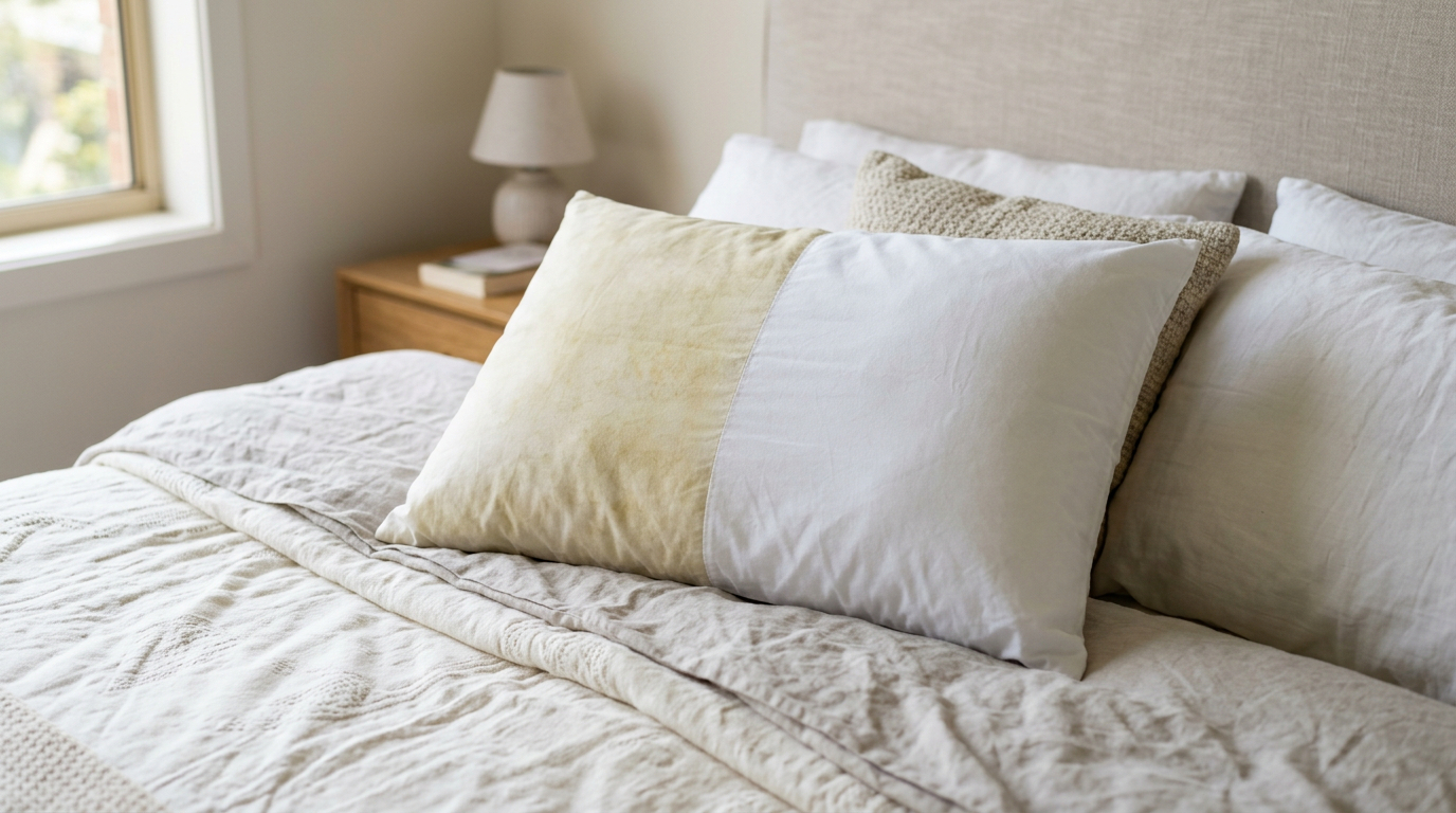 Como deixar travesseiros velhos e amarelados brancos e como novos em 10 minutos, sem máquina de lavar e gastando pouco