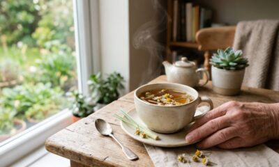 Como o chá de ervas pode transformar o ritual de autocuidado na terceira idade
