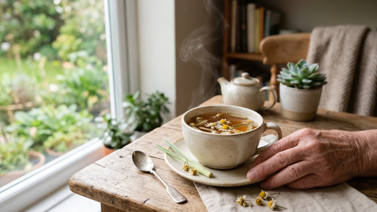 Como o chá de ervas pode transformar o ritual de autocuidado na terceira idade