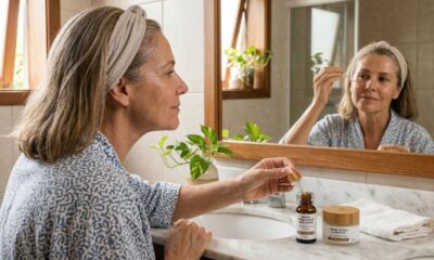 Truque da hidratação em camadas devolve o brilho e deixa a pele madura radiante depois dos 40