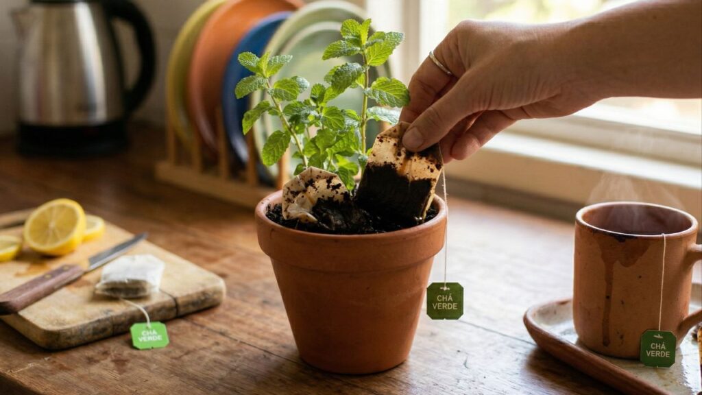 Se você usou saquinhos de chá, não os jogue fora: como reutilizá-los em casa