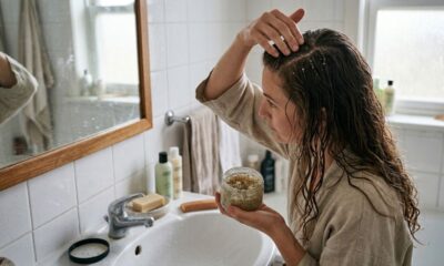 Couro cabeludo limpo e sem oleosidade com este esfoliante fácil que está na sua cozinha