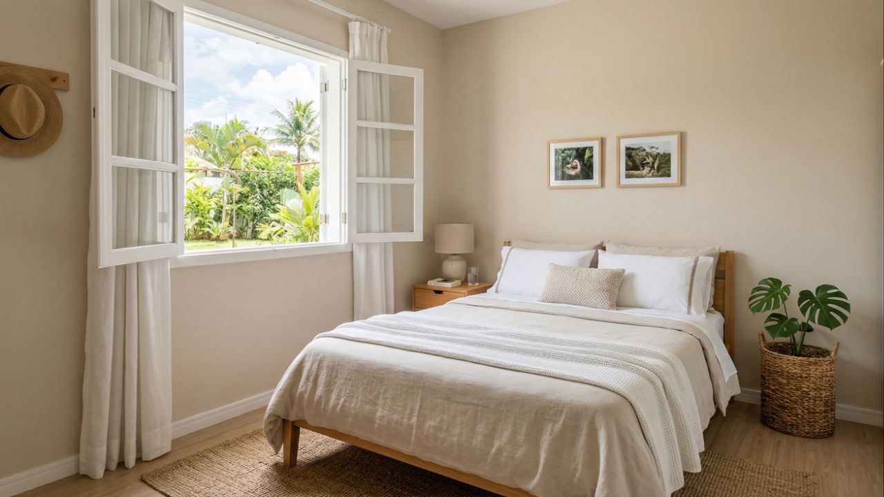 Fuja destas 6 cores de tinta no seu quarto para garantir uma noite de sono perfeita