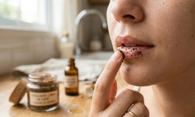 Diga adeus aos lábios ressecados com este esfoliante de café caseiro