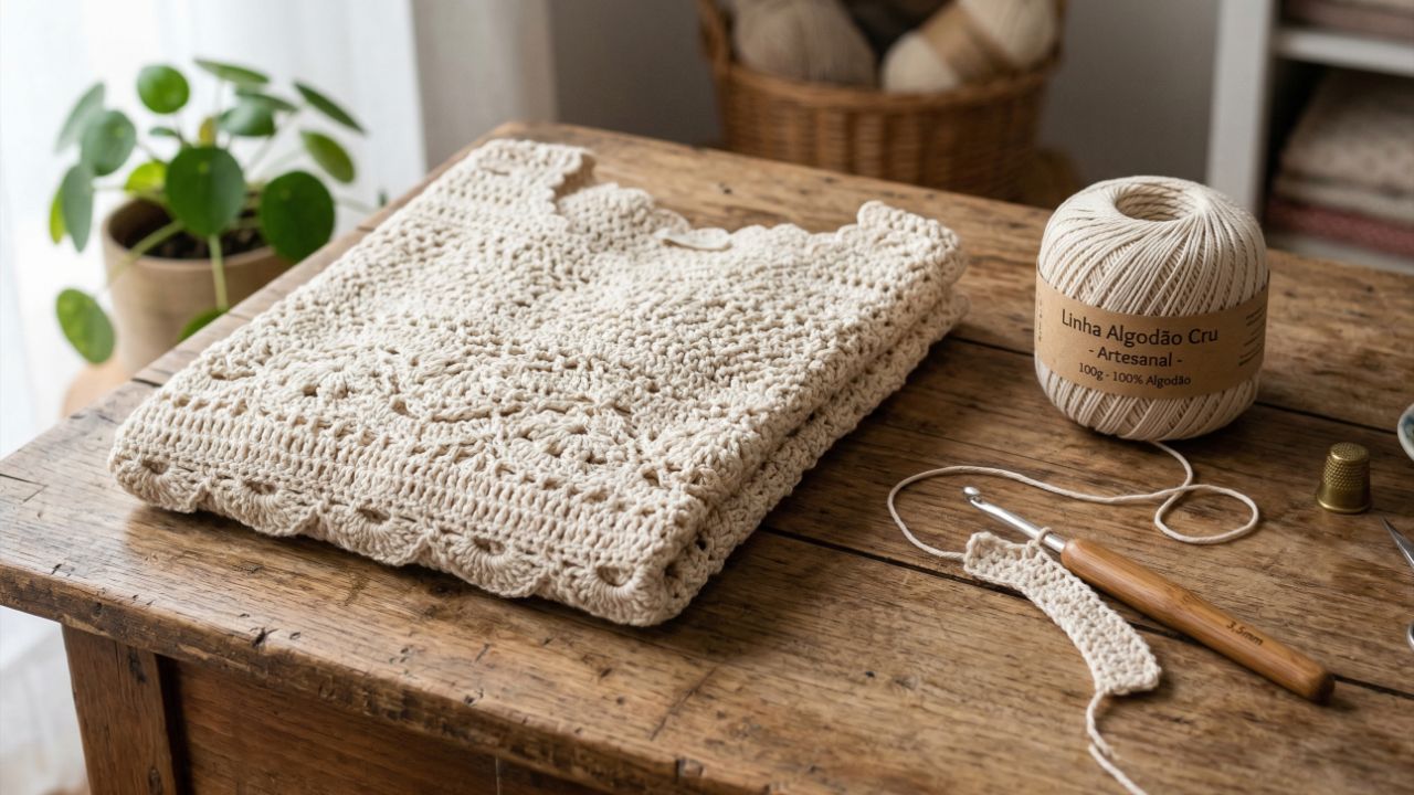 Abandone o óbvio e aposte nesta blusa de crochê para arrasar no dia a dia