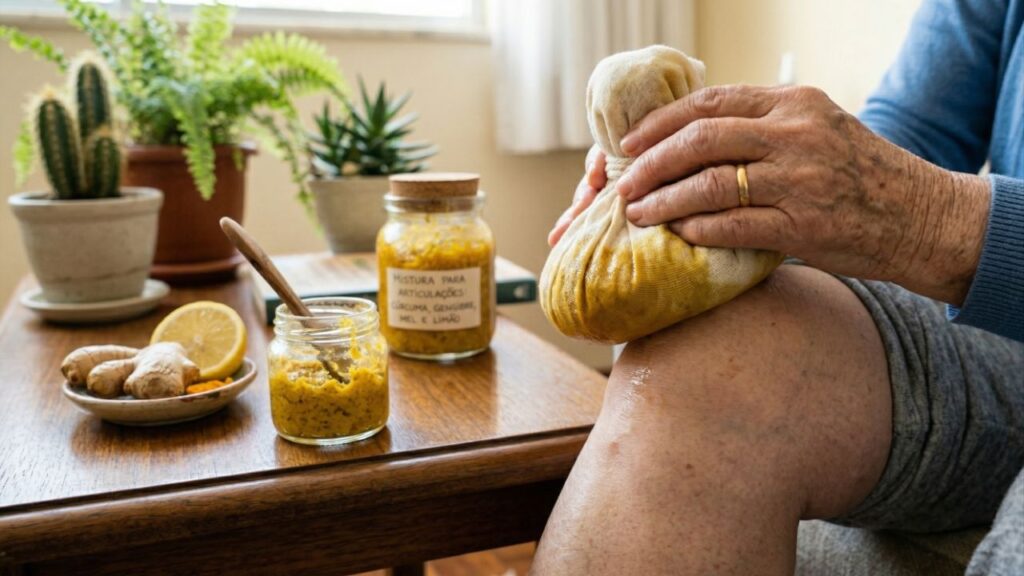 A mistura caseira que virou febre entre quem passou dos 60 e quer aliviar dores nas articulações