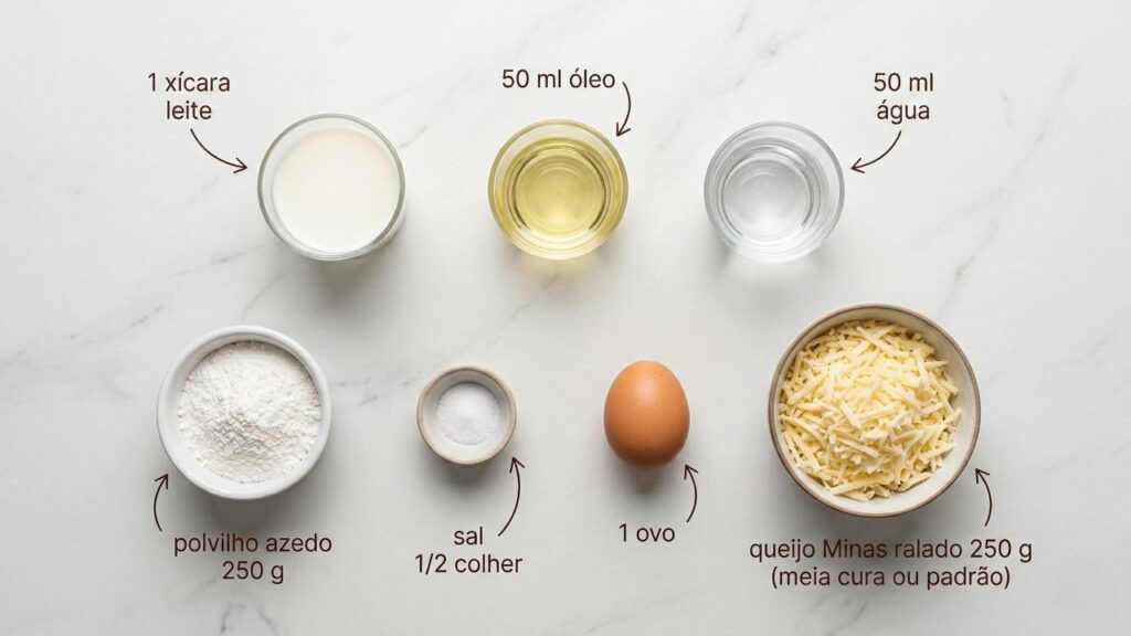 Escalde o polvilho do jeito certo e prepare um pão de queijo mineiro que rende 30 unidades